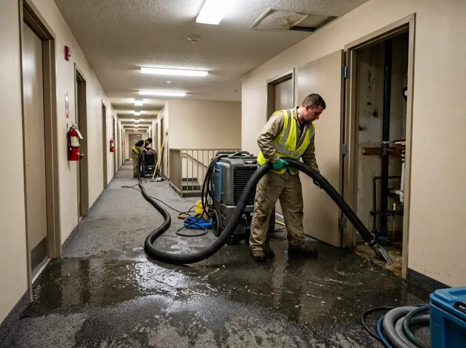 multi-unit-apartment-hallway-f-005 — frequently asked questions, Emergency Burst Pipe Water Extraction & Removal in Grant, MN